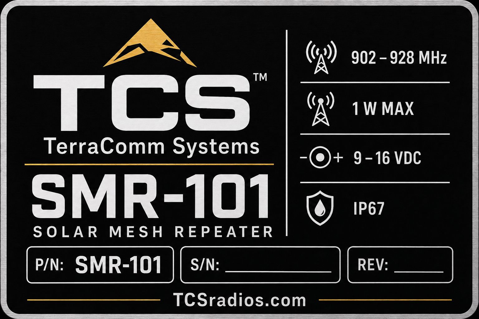 SMR-101™ Solar Mesh Repeater